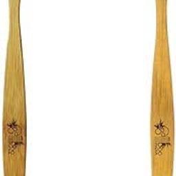 BambooIndia Bamboo Toothbrush Soft Manual (Pack Of 2) - For Kids/Adults - BPA Free Dual Charcoal Soft & Red, Blue Bristles - Antibacterial & Biodegradable Handle - Natural & Eco-Friendly-image-33