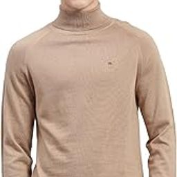 Men's Regular Fit Pullover | Solid Pattern | High Neck Winter Pullover for Men | Full Sleeve Pull-On Sweater-image-59
