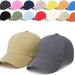 Unisex Cotton Baseball Cap Combo Pack of 2 - Adjustable Classic Sports Cap, Unisex Outdoor Hat Free Size-image-68