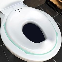AEREX Portable Baby Potty Toilet Seat Ideal for 0 to 5 Year Baby Potty Training Seat for Boys and Girls Potty Fits Round & Oval Toilets, Toddler Oval Western Toilets (Blue)-image-25