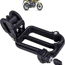 AutoKraftZ Universal Bike W-Shaped Helmet Lock for Honda CB Trigger_(Black)-image-33