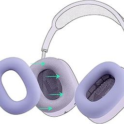 SOULWIT Silicone Ear Pads Cover Protector for AirPods Max Headphones Cushions, Sweatproof, Easily Washable, Rugged Durability - Purple-image-34