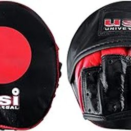 USI UNIVERSAL THE UNBEATABLE 627ET Leather Thai Focus Pads Curved Padded Pads for Boxing & Martial Arts Training Fitness Training Punching Focus Target Pads For Men & Women-image-27