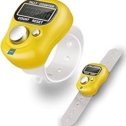 pop colours Number Clicker Tally 5-Digit Counter Finger Ring | Counting Plastic Machine | Cricket Umpire and Various Counting Purpose | Multi Colour | (1 Pcs)-14