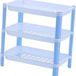 The Style Sutra Tabletop Storage Rack 3 Tire Desktop Organizer for Office Bathroom Dormitory Blue|1 Piece Tabletop Storage Rack| Bookcases-29