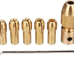 THEMISTO 5mm Shank Metal Drill Chuck Collet Bits Rotary with Screw, 0.5-3 mm for RS775 motor-picture-25