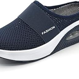 Diabetic Air-Cushion Slip-On Walking Shoes, Orthopedic Diabetic Slippers, with Arch-Support for Women-image-32
