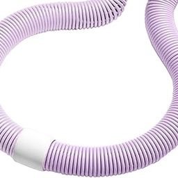 UJEAVETTE Weighted Exercise Hoop Abdomen Fitness Circle Waist Exercise Ring for Travel 0.9kg-image-80