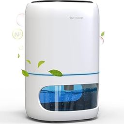 Dehumidifiers for Basement Home Bedroom Bathroom 350 Sq.Ft with Timer 1000ml/35oz, Portable Quiet Rv Closet Safe Dehumidifier for baby Laundry Room Garage Office, Hoomace-image-41