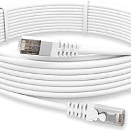 Quantum RJ45 Ethernet Patch/LAN Cable with Gold Plated Connectors Supports Upto 1000Mbps -32Feet (10 Meters), White-15