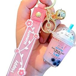 Silicon Food Pendant Keychain With Strip-image-23