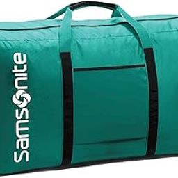 Nylon Tote-A-Ton Duffle Carry On Luggage (Turquoise, 32.5 Inch)-image-7
