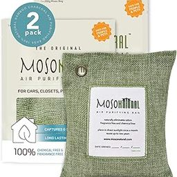 MOSO NATURAL Air Purifying Bag 200g Green Color Naturally Removes Odors,Allergens and Harmful Pollutants Reuse Upto 2 Years, Pack of (2), Long Lasting Charcoal Bags | Lasts up to 2 years!-31
