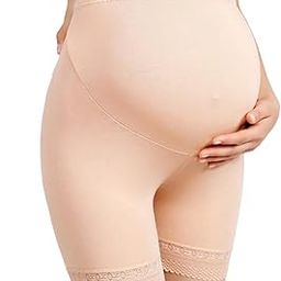 Women Under Dress Pregnancy Short Leggings Yoga Maternity Shorts Over The Belly-image-98