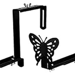 MERISHOPP™ 2Pcs Flower Box Holder Hanging Lanterns Adjustable Porch Window Box Brackets-image-50