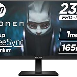 OMEN by HP Gaming Monitor, 23.8 inch(60.5 cm) FHD, 165Hz, 3-Sided Borderless, 300 nits, Pivot Rotation, Anti-Glare, Height Adjustable, HP Eye Ease (Eyesafe® Certified), 780F0AA (Black)-12