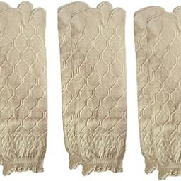 Socks For Women & Girls Ankle Length Multicolor Stocking Socks For Summer’s with thumb | Only Skin Color Thumb socks for women and Girls Pack of 4-image-4