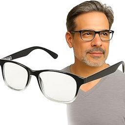Adjustable Focus Reading Glasses for Men & Women – +0.5 to +2.5 Auto Focus Progressive Blue Light Blocking Specs – One Power Lightweight Rimless Readers for Screen & Book Use - Special Edition-image-83