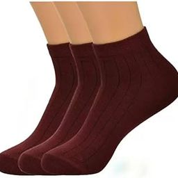 Men's Casual High Ankle Sports/Gym | Premium Bamboo Socks| Made with Cotton & Spandex- Pack of 3 (Free Size) (Multicolour) | High Ankle Socks for Men-image-52