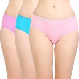 Women's Combed Cotton Assorted Hipster Panty Pack of 3 26C-D-image-77
