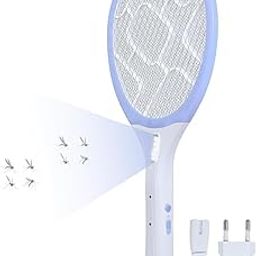 Ekan Rechargeable Electric Fly Swatter Mosquito Racket Bat, Anti Mosquito Racquet for Home Pack of 1-picture-11