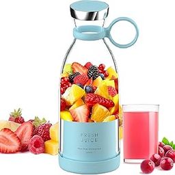 USB Juicer Bottle – Fresh Juice Maker & Fruit Mixer Blender | BPA-Free, Portable & Rechargeable Smoothie Cup (500ml)-picture-4