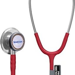 Stethoscope Micro (Red Color) - High-Fidelity Dual Lumen Stethoscope with Non-Chill Rim Bell, Sealed Eartips, Soft Tubing, and Noise Isolation for Accurate Diagnosis-image-47