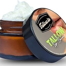 Tallow Lip Balm 30g | Luxurious natural care for irresistibly smooth lips | Lip Balm for Dry, Chapped & Pigmented Lips | Scent - Minty Kiss-image-67