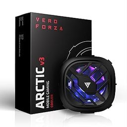 Vero Forza Arctic V3 Mobile Cooler for Gaming | Magsafe Compatible | Extreme Rapid Cooling | Ultra Quiet 7 Blade Fan | Phone Cooler for Bgmi, Pubg, Freefire, CODM (iPhone/Android)-picture-9