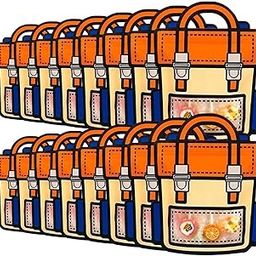 SKY FLEXI PACK – 16 Pcs, Medium, School Bag Themed Candy & Cookie Bags (24cm x 28cm, Orange) – Perfect Goody Bags for Kids, Ideal for Return Gifts for Birthday and Party Favors-image-61