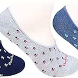 Men's Cotton Liners Ankle Length Socks (Brohpfm-04-Po3_Multicolor_Free Size)-image-56