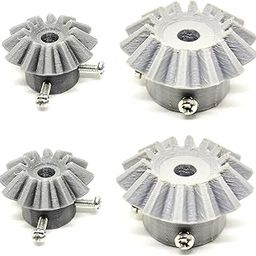 INVENTO 2pcs 3D Printed Plastic Bevel Gear 12 Teeth (33mm dia) + 14 Teeth (38mm dia), 10mm Width, 6mm hole, 2.5 Module for DIY Projects-image-78
