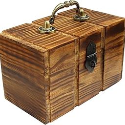 ITOS365 Wooden Antique Money Bank - Coin Saving Box - Piggy Bank - Gifts For Kids, Girls, Boys & Adults, Antique-18