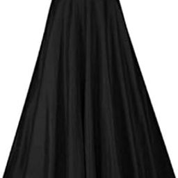 Black Silk/Long/Floor-Length Silk/Timeless Style/Ruffle Design/Kali Skirt-image-6