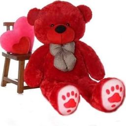 OS Retail Teddy Bear for Girls, Panda Teddy Bears, tady Bears Toys Big Size Latest (Red, 3 Feet)-71