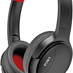 Circle Xplode 102 Full Range Sound, Over-Ear Headphone, with MIC, 1.2 Meter Cable, with Volume Switch Single pin 3.5mm for Mobile | Tablet | Laptop | MAC Soft Cushion, 40mm Neodymium Drivers (Black)-picture-2