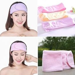 3 PCS facial headband for women velcro,facial headband for women gym, Stretch Towel Yoga Sport Multiuse Headband, facial headband for women pack, Facial headband for women combo-15