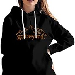Women's Hoodie | Cotton Rich | Globally Certified Fabric | Super Soft & Warm | Colors Dont Fade | Relaxed Fit | Go Beyond Design-image-91