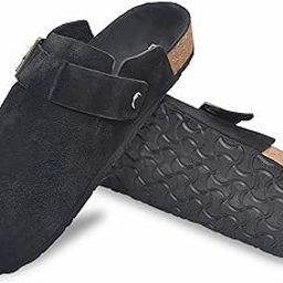 Men's Leather Sandals Lightweight With EVA Sole-image-19