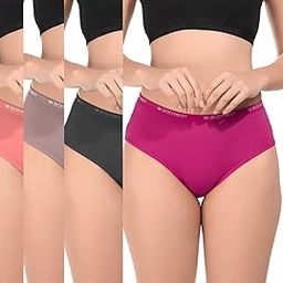 Stylish Womens Cotton Blend Regular Fit Hipster Panty (S,Blue::Cream::Pink::Purple, Pack of 3)-picture-34