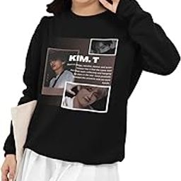 Broke Memers Kim T Kpop Collection Printed Graphic Sweatshirt for Women and Men-image-15