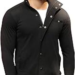 Men's Standard Length Cotton Blend Solid Regular Jacket-picture-34