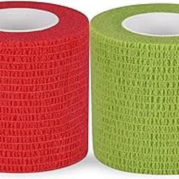 Foodie Puppies Kinesiology Vet Tape Wrap - (Pack of 2) | Self-Adhesive Bandage for Pets & Humans | Wound Care, Gauze First Aid for Dogs, Cats and Other Animals | Non-Woven Pet Bandage-image-88