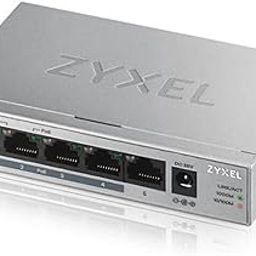 ZyXEL 5-Port GbE Unmanaged PoE Switch - 5 x Gigabit Ethernet Network - Manageable - Twisted Pair - 2 Layer Supported - Desktop - 24 Month Limited Warranty-18