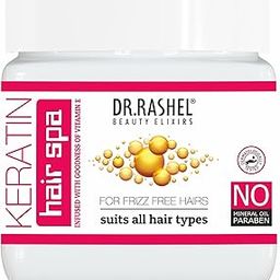 DR.RASHEL Keratin Hair Spa professional for frizz free hairs, creates protective barrier for hair, suits all hair type (360ml)-image-55