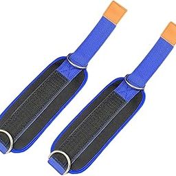 ATORSE Ankle Straps Cable Machine Attachment Adjustable for Legs Extensions Blue-image-68