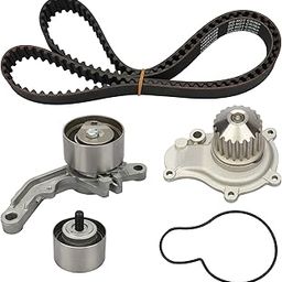 DRIVESTAR TBK265AWP Engine Timing Belt Kit with Water Pump 2003-2006 for Jeep Wrangler Liberty 2003-2007 for Dodge Caravan Stratus 2003-2010 for Chrysler PT Cruiser Sebring Voyager 2.4L-image-45