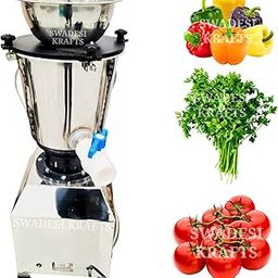SWADESI KRAFTS Heavy Duty Mixer Grinder Stainless Steel Machine With 3 Hp Single Phase Motor Mixer Heavy Duty Size 18”X18”X38” (LXWXH) Used for Grinding Pastes, Chutney and More-image-26