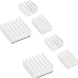 Raspberry Pi 3 in 1 Heat Sink Aluminum for Raspberry Pi 4B (White) - Pack of 2-41