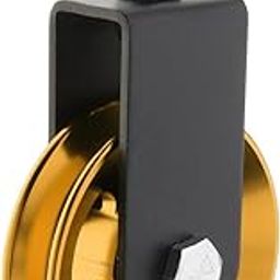 MERISHOPP Aluminum Alloy Bearing Pulley Load for Lifting Cable Workout Wheel Gold-image-70
